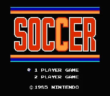 Soccer (Europe) screen shot title